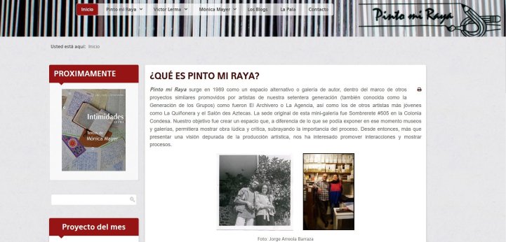 Blog Pinto mi Raya